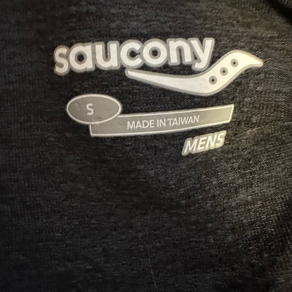 Saucony Sweater Mens S Gray Running 1/4 Zip Pullover Long Sleeve(b2 - Picture 6 of 10